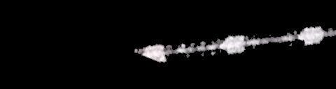 Processed fireball image