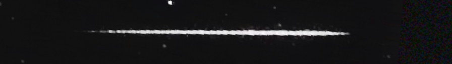 Unprocessed fireball image