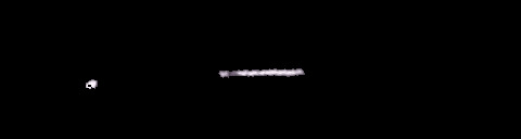 Processed fireball image