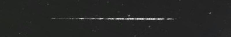 Unprocessed fireball image