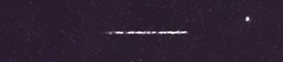 Unprocessed fireball image