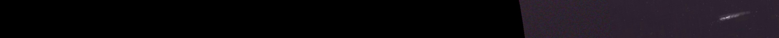 Unprocessed fireball image