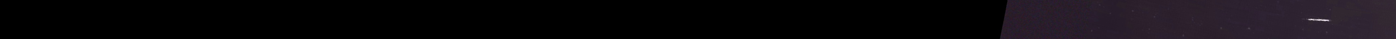 Unprocessed fireball image