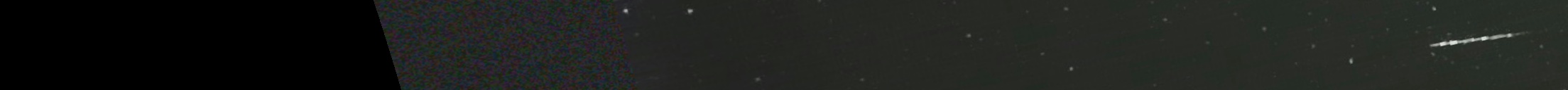 Unprocessed fireball image