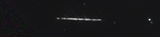 Unprocessed fireball image