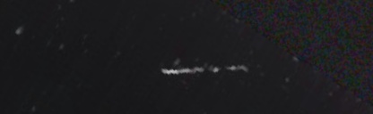 Unprocessed fireball image