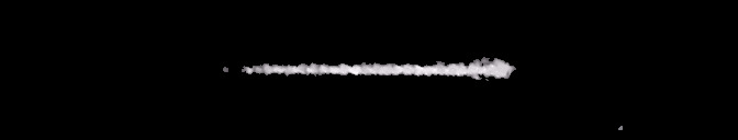 Processed fireball image