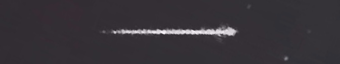 Unprocessed fireball image