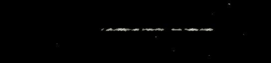 Processed fireball image