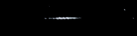 Processed fireball image