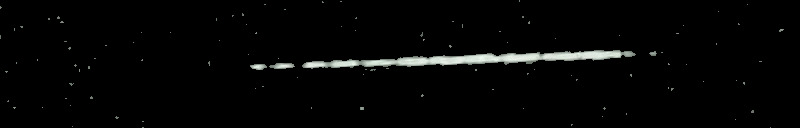 Processed fireball image