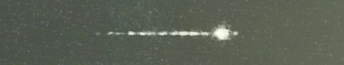 Unprocessed fireball image