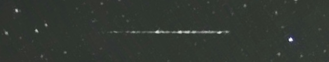 Unprocessed fireball image