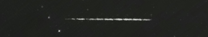 Unprocessed fireball image