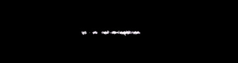 Processed fireball image