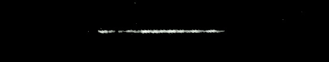 Processed fireball image