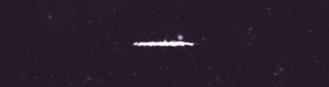 Unprocessed fireball image