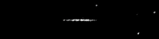 Processed fireball image