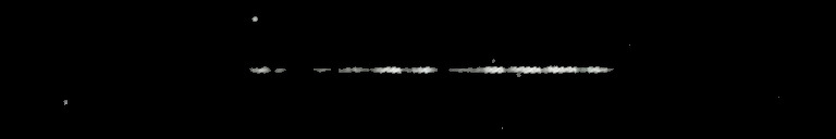 Processed fireball image