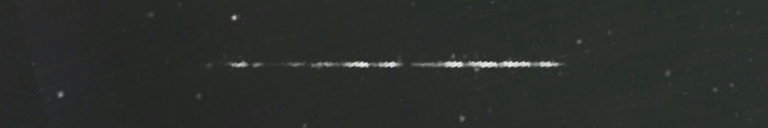 Unprocessed fireball image