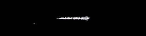 Processed fireball image
