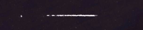 Unprocessed fireball image