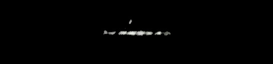 Processed fireball image