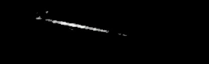 Processed fireball image