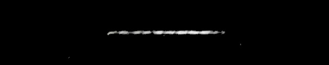 Processed fireball image