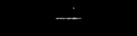 Processed fireball image