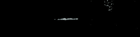 Processed fireball image