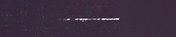 Unprocessed fireball image
