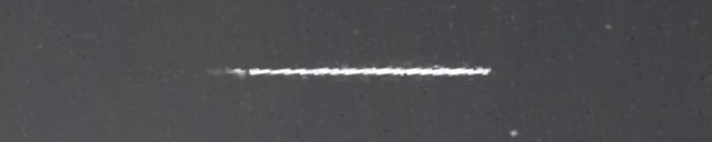 Unprocessed fireball image