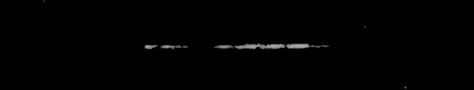 Processed fireball image