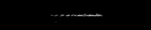 Processed fireball image