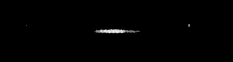 Processed fireball image