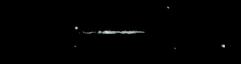 Processed fireball image