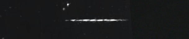 Unprocessed fireball image