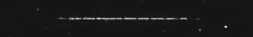 Unprocessed fireball image