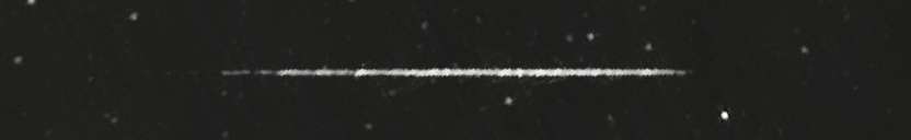 Unprocessed fireball image