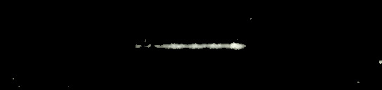 Processed fireball image