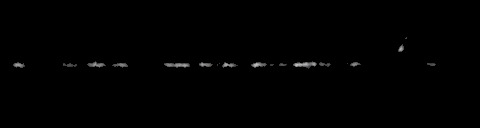Processed fireball image