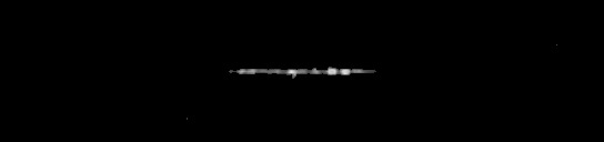 Processed fireball image