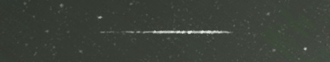 Unprocessed fireball image