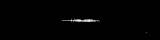 Processed fireball image