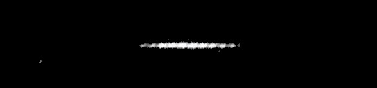 Processed fireball image