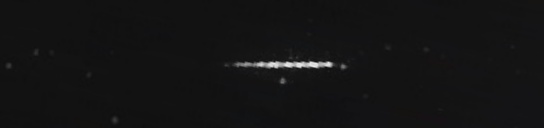Unprocessed fireball image