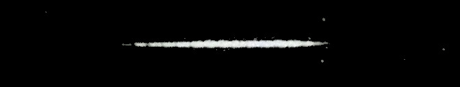 Processed fireball image