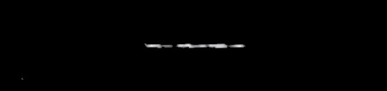 Processed fireball image