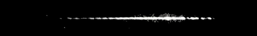 Processed fireball image